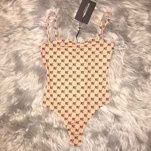 *NWT*Pretty Little Thing Nude Bodysuit